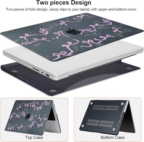 Woven Logo Cutout Case for MacBook Pro 14 inch 2026-2021 M5 M4 M3 M2 M1 A3427 A3426 A3434 A3112 A3185 A3401 A2918 A2992 A2779 A2442, Woven Fabric Texture PU Leather Hardshell & Keyboard Cover, Beige in Saudi Arabia