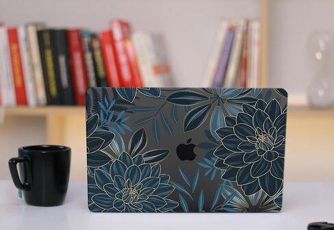 حافظة ليوبارد لجهاز ماك بوك برو 14 بوصة 2025-2021 M5 M4 M3 M2 M1 Pro/Max Chip A3434 A3112 A3185 A3401 A2918 A2992 A2779 A2442، غلاف بلاستيكي صلب بطباعة حيوان الفهد وغطاء لوحة المفاتيح، طباعة جلد الفهد الأسود in Kuwait