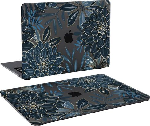 حافظة ليوبارد لجهاز ماك بوك برو 14 بوصة 2025-2021 M5 M4 M3 M2 M1 Pro/Max Chip A3434 A3112 A3185 A3401 A2918 A2992 A2779 A2442، غلاف بلاستيكي صلب بطباعة حيوان الفهد وغطاء لوحة المفاتيح، طباعة جلد الفهد الأسود in Kuwait