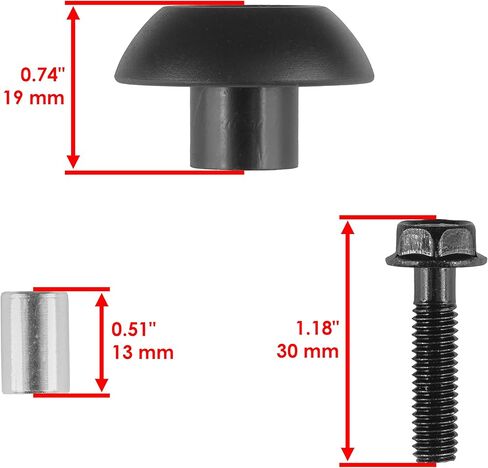 Caltric 2x Handle Bar Grip and Guard Compatible with Honda Foreman 450 TRX450 4X4 1998-2004 in Saudi Arabia