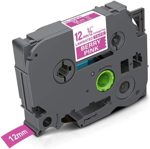 12mm TZe-White-Label TZ231 TZ 231 131 Black On White Laminated Tape Compatible with Label Printer Models for Part Number TZ231(Black on Silver) in Saudi Arabia