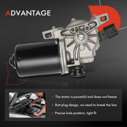 A-Premium Front Windshield Wiper Motor Compatible with Toyota Highlander 2014 2015 2016 2017 2018 2019, 5-Pin, Left Hand Drive, Replace# 851100E060 in Saudi Arabia