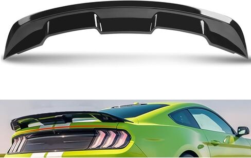 Gloss Black Rear Spoiler Wing Compatible with 2015-2023 Ford Mustang 2-Door Models ABS Trunk Wing Spoiler in Saudi Arabia