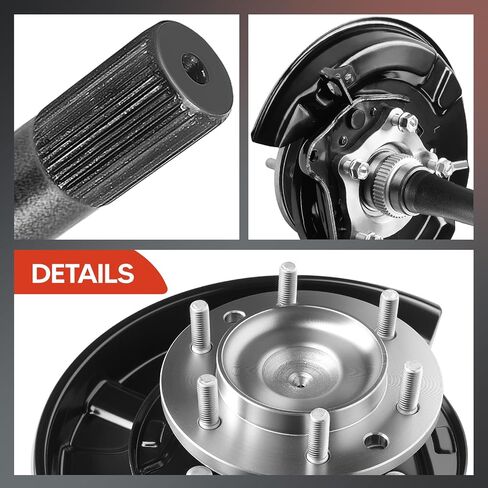 Rear Driver Left Side 926175 Axle Shaft Assembly with Axle Bearing and Seal, Fit for Toyota Sequoia 2001-2004 V8 4.7L, Replace OE 4231134050, 4240934010, 4650434010, 926-175 in Saudi Arabia