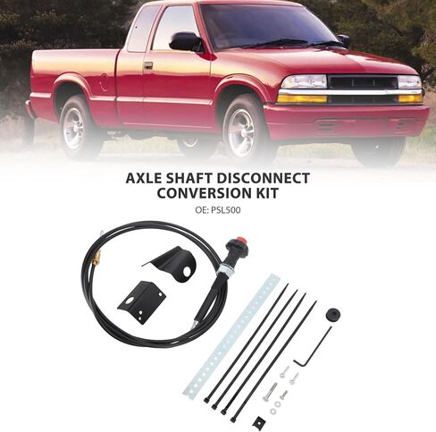 مجموعة تحويل قطع عمود المحور، 18 قطعة، PSL500، هيكل فولاذي، متوافق مع Chevy S10 4WD 1983 إلى 1994 in Saudi Arabia