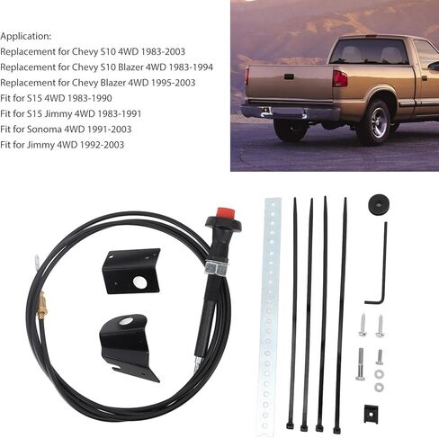 مجموعة تحويل قطع عمود المحور، 18 قطعة، PSL500، هيكل فولاذي، متوافق مع Chevy S10 4WD 1983 إلى 1994 in Saudi Arabia