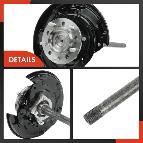 مجموعة عمود المحور الأيمن الخلفي A-Premium متوافقة مع Toyota Tundra 2007-2014 4.0L، Tundra 2010-2016 4.6L، Tundra 2007-2009 4.7L، جانب الركاب in Kuwait