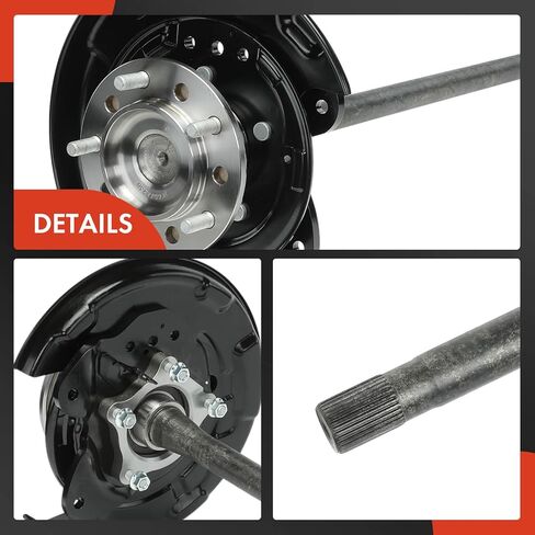 مجموعة عمود المحور الأيمن الخلفي A-Premium متوافقة مع Toyota Tundra 2007-2014 4.0L، Tundra 2010-2016 4.6L، Tundra 2007-2009 4.7L، جانب الركاب in Saudi Arabia