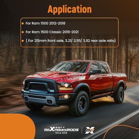 طقم عمود متوسط ​​للمحور التفاضلي الأمامي الأيمن من maxpeedingrods لـ 2012-2018 Ram 1500 4WD طقم عمود داخلي، 68257420AF 68257421AF 68257422AF 722N695BKA in Saudi Arabia