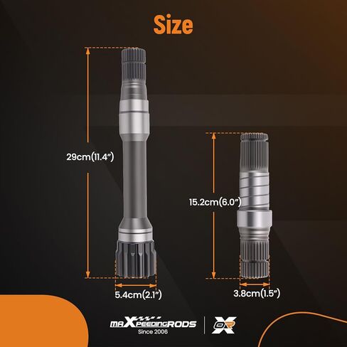 طقم عمود متوسط ​​للمحور التفاضلي الأمامي الأيمن من maxpeedingrods لـ 2012-2018 Ram 1500 4WD طقم عمود داخلي، 68257420AF 68257421AF 68257422AF 722N695BKA in Saudi Arabia