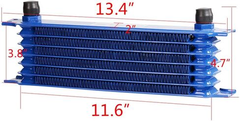 G-PLUS 30 Row AN10-10AN مبرد زيت ألومنيوم لناقل الحركة العالمي باللون الأسود in Saudi Arabia