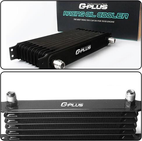 G-PLUS 30 Row AN10-10AN مبرد زيت ألومنيوم لناقل الحركة العالمي باللون الأسود in Saudi Arabia