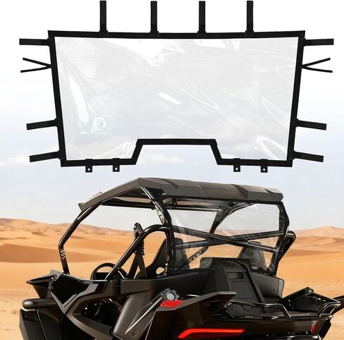 JERBOR UTV زجاج أمامي ناعم مقاوم للمطر والثلج مناسب لـ CFMOTO ZForce 950 HO HOEX 2020-2024، لـ CFMOTO ZForce 950 Sport 2020-2022، درع ناعم UTV مقاوم للماء in Saudi Arabia