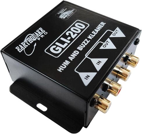 Earthquake Sound GLI-200 Hum and Buzz Kleaner 600 Ohm RCA in/Out Ground Loop Isolator in Kuwait