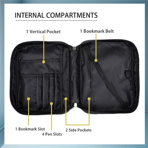 Bible Covers for Women& Girls, Durable Bible Cover Case for Women with Handles, All-in-One Bible Journaling Kit, Perfect Bible Study Kit and Bibles Study Supplies in Kuwait