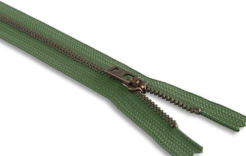 9 Inch Antique Brass Jean Zipper #5 Heavy Duty Metal Sewing Zipper for Jeans, Pants, Jackets, Bags, and DIY Craft Projects (Black) in Saudi Arabia