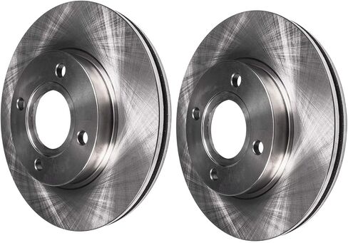 Detroit Axle - Front Brake Kit for 1.8L 2000-2006 Nissan Sentra Brake Rotors and Ceramic Brakes Pads 2001 2002 2003 2004 2005 Replacement: Models w/Rear Drum in Saudi Arabia