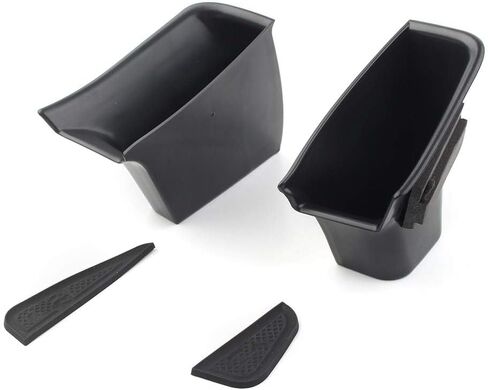 Compatible with Audi Q7 Q8 2016 2017 2018 2019-2024 Car Door Armrest Organizer Interior Front Rear Storage Box Tray Container Accessories (Front door 2pcs) in Saudi Arabia