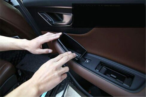 Compatible with Audi Q7 Q8 2016 2017 2018 2019-2024 Car Door Armrest Organizer Interior Front Rear Storage Box Tray Container Accessories (Front door 2pcs) in Saudi Arabia