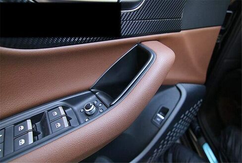 Compatible with Audi Q7 Q8 2016 2017 2018 2019-2024 Car Door Armrest Organizer Interior Front Rear Storage Box Tray Container Accessories (Front door 2pcs) in Saudi Arabia