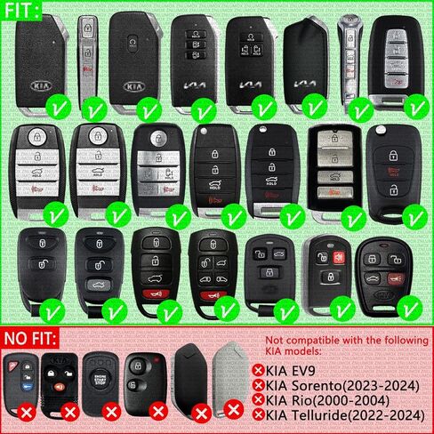 Key Fob Replacement Batteries for Hyundai KIA (Elantra Sonata Tucson Santa Fe Accent Kona Palisade Sportage Sorento Soul Forte Optima K5 Rio Sedona NIRO Seltos EV6 etc.) Key Remote in Kuwait
