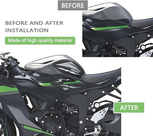 for Ninja ZX6R ZX 6R ZX-636 Ninja zx6r zx636 2025 2024 2023-2009 New Accessories Fuel Tank Sticker Motorcycle Fuel Tank Traction pad zx6r Fuel Tank Grip Fuel Tank Sticker Fuel Tank Grip (Grey) in Saudi Arabia