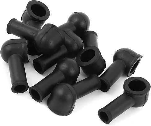 Motoforti Universal Terminal Insulating Cover, Rubber, Black, 10 Pcs in Saudi Arabia
