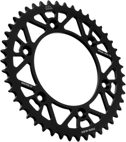 JT Sprockets JTA210.45RED Red Racelite Anodized Aluminum 7075 T6 Rear Sprocket, Single in Saudi Arabia