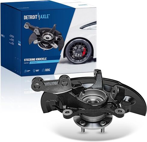 Detroit Axle - Front Right Steering Knuckle for Toyota 12-17 Camry 13-16 Avalon, Passenger Side Steering Knuckle & Wheel Bearing Hub Assembly 2012 2013 2014 2015 2016 2017 Replacement in Saudi Arabia