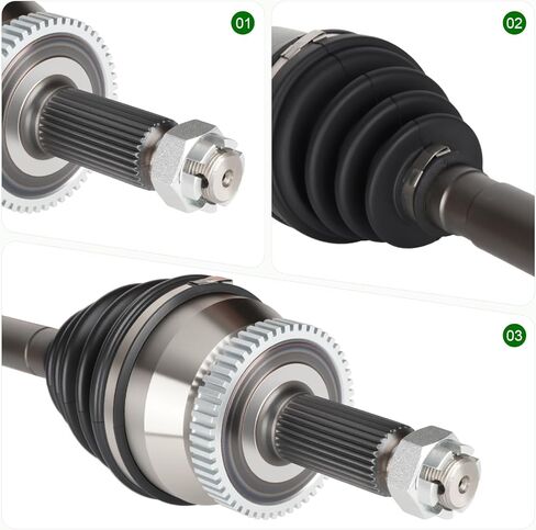 2PCs Front CV Axle Shaft Assembly Fit for Hyundai Santa Fe 2010-2012 2.4L 3.5L, Fit for Kia Sorento 2011-2013 2.4L 3.5L, Automatic Transmission Only,Left and Right Side in Saudi Arabia