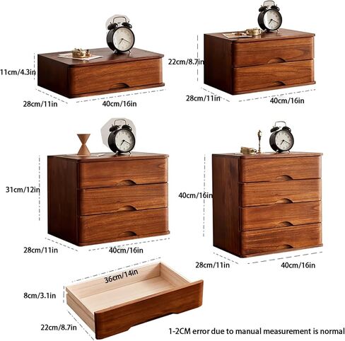 Solid Wood Desktop File Cabinet with Drawers Office Storage Organizer for Computer Accessories and Sundries,One Color,1,Drawer Type A in Saudi Arabia