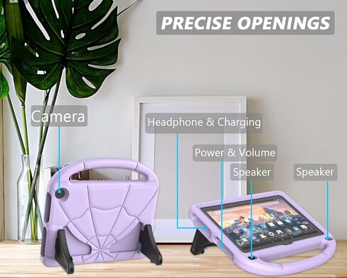 2022 All-New Kids Tablet Case for 8" Tablets Not Fit iPad Nokia 8 inch Tablets(Only 12/10th Gen, 2022/2020), Patamiyar Light Weight Shockproof EVA Protective Case with Handle Stand -Turquoise in Kuwait