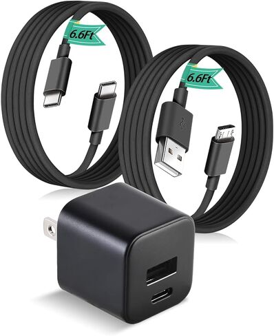 15W USB-C Fast Charger for New Kindle Fire Tablets with 6.6Ft USB-C Cable (Designed for use with USB-C Version Fire Tablets and Kindle E-Readers) in Saudi Arabia