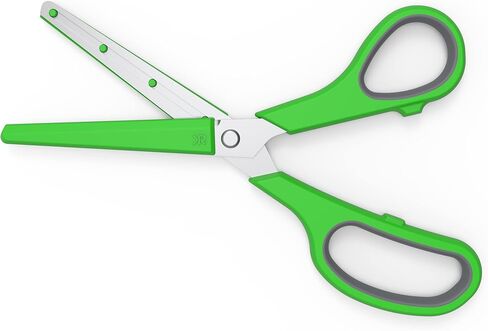 SO300 Safety Scissors, Ambidextrous, Large Finger Holes, Soft Grip Maximizes Comfort, Blunted Tip, Guarded 3.5" Stainless Steel Safety Blades Minimizes Puncture Risk, Safe Enough For A Kid in Saudi Arabia