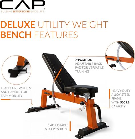 سلسلة ألوان مقعد الوزن الفاخرة من CAP Barbell in Kuwait