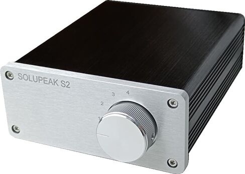 U31 Premium RCA switch box, 3 in 1 out audio switch, stereo switch box with signal lossless, sturdy aluminum case strong anti-interference, Compact Connector Distributor RCA Splitter boxes in Kuwait