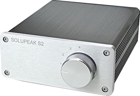 U31 Premium RCA switch box, 3 in 1 out audio switch, stereo switch box with signal lossless, sturdy aluminum case strong anti-interference, Compact Connector Distributor RCA Splitter boxes in Kuwait