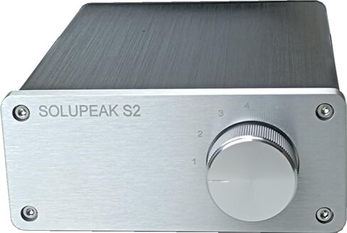 U31 Premium RCA switch box, 3 in 1 out audio switch, stereo switch box with signal lossless, sturdy aluminum case strong anti-interference, Compact Connector Distributor RCA Splitter boxes in Kuwait