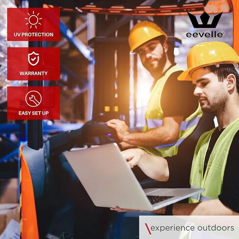 Atrium by Eevelle Universal Clear Forklift غطاء كابينة الكابينة، غطاء الزجاج الأمامي ومظلة المطر، شديد التحمل، فينيل مقاوم للماء للحماية من الأشعة فوق البنفسجية، شكوى OSHA، 33 بوصة طول × 45 بوصة عرض، ملاءمة عالمية in Saudi Arabia