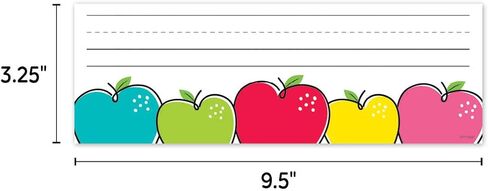 Creative Teaching Press Dots on Black Name Plates (4499), Multi/Black, 3-1/2 X 9 in in Saudi Arabia