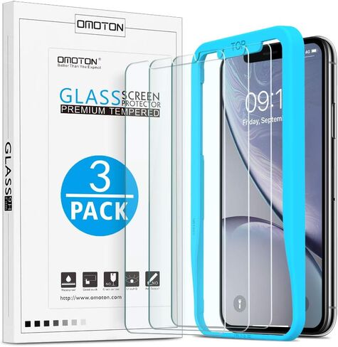 OMOTON Tempered Glass Screen Protector for New iPod Touch 7th Generation 6th Gen 5th Gen (2015/2019 Released), 2 Pack in Kuwait