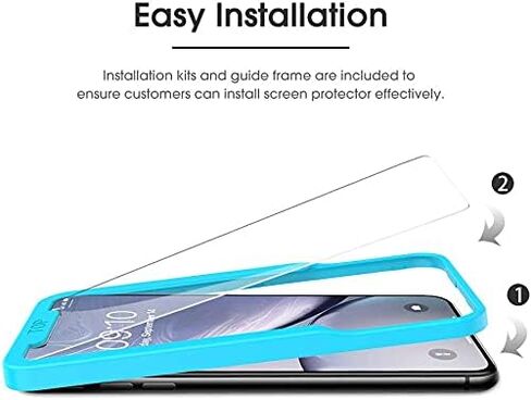 OMOTON Tempered Glass Screen Protector for New iPod Touch 7th Generation 6th Gen 5th Gen (2015/2019 Released), 2 Pack in Kuwait