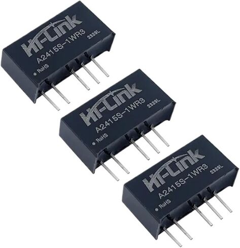 2pcs/Lot A2415S-1WR3 ±15V ±34mA DC DC Dual Output Isolated Power Supply Module High Efficiency Low Ripple in Saudi Arabia