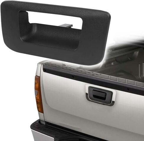 إطار مقبض الباب الخلفي G-PLUS متوافق مع Chevy Silverado/GMC Sierra 1500 2500HD 3500HD 2007-2014 مقبض مزلاج البوابة الخلفية 15927251 GM1916107 22755303 in Saudi Arabia