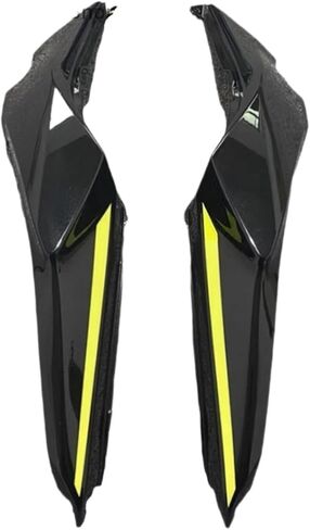 ملحقات هدية جانبية خلفية للدراجات النارية لـ Kawasaki Z650 Ninja 650 2017 2018 2019 2020 2021 2022 (أسود ساطع) in Kuwait