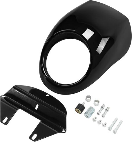 Headlight Fairing Mask Front Cowl Fork For Harley Sportster Dyna FX XL 883 1200 in Saudi Arabia