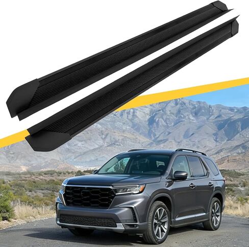 Running Boards Fit for 2023-2026 Honda Pilot Aluminum Side Steps 600 LBS Load, 2 PCS Right and Left Side Step Rail Removable Nerf Bars with Brackets in Saudi Arabia