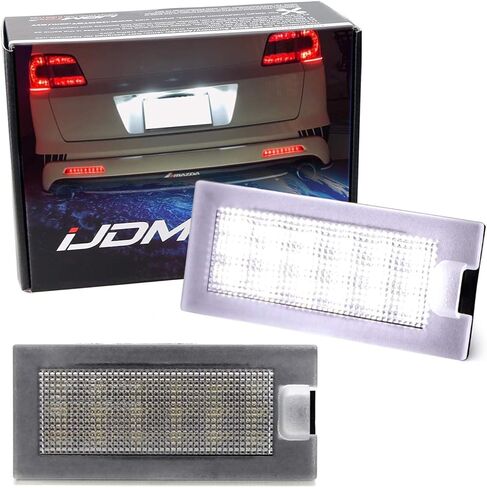 iJDMTOY OEM-Fit 3W Full LED License Plate Light Kit Compatible With 2009-2020 Dodge Journey (Fiat Freemont), Powered By 18-Piece Xenon White LED Diodes in Saudi Arabia