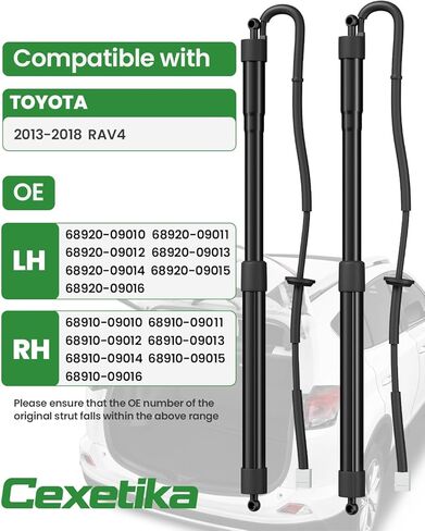 Rear Power Tailgate Lift Supports Hatch Struts Compatible with Toyota RAV4 2013-2018 liftgate Shocks Electric Trunk Actuator Replace for 6891009010 6892009010, L&R in Saudi Arabia