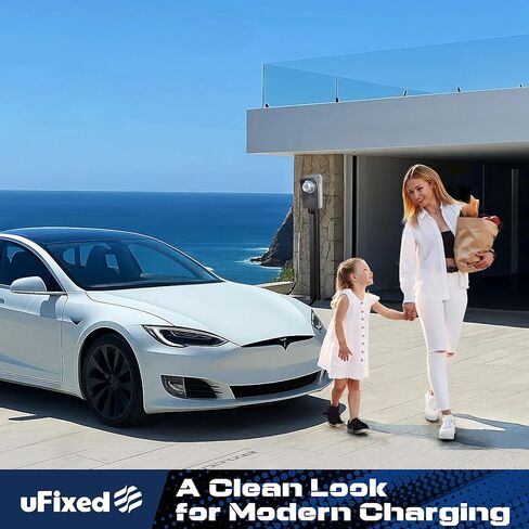 حامل شاحن EV عالي التحمل في الهواء الطلق لمحطات شحن السيارات الكهربائية من الجيل 3، حامل شاحن EV مقاوم للتآكل متوافق مع موصل Tesla المحمول وشاحن J1772 in Kuwait